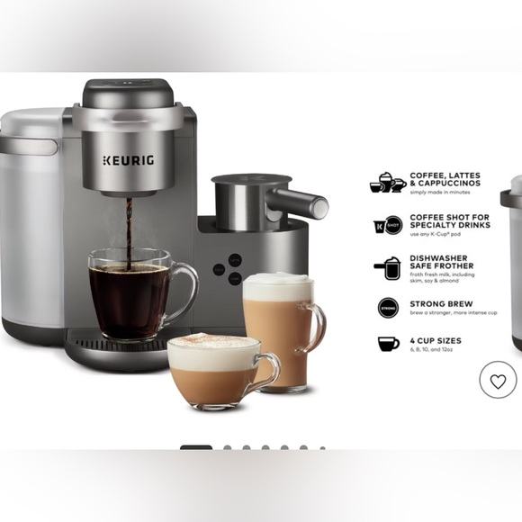 K Latte Maker Keurig Shot Button Keurig K-Cafe Single-Serve K-Cup